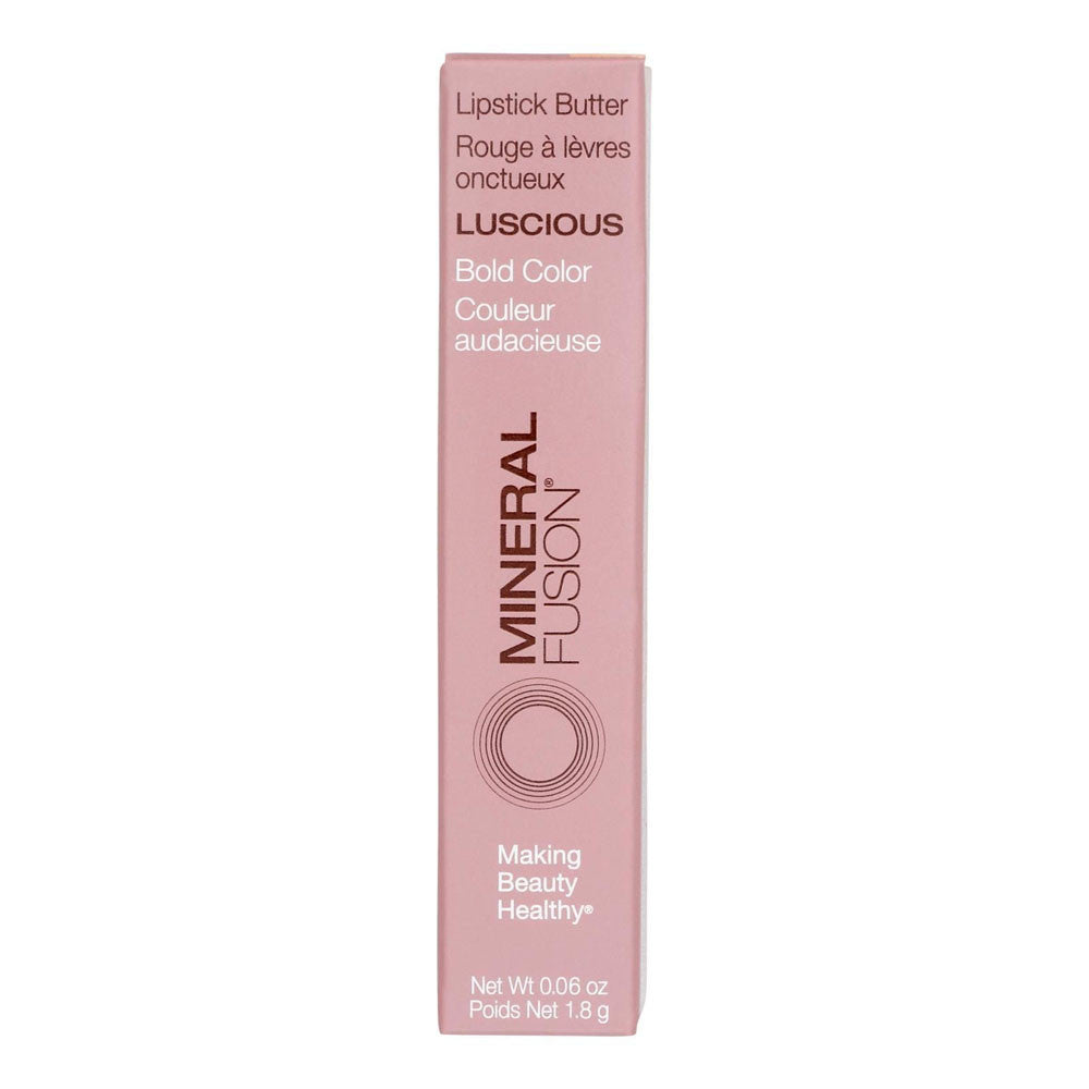 Mineral Fusion Lipstick Butter, Luscious, 0.6 Oz